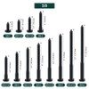 3/8 x 3 Black Hex Head Lag Screws Bolts (10