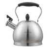 Creative Home 2.6 Qt. Stainless Steel Whistling Tea Kettle Teapot