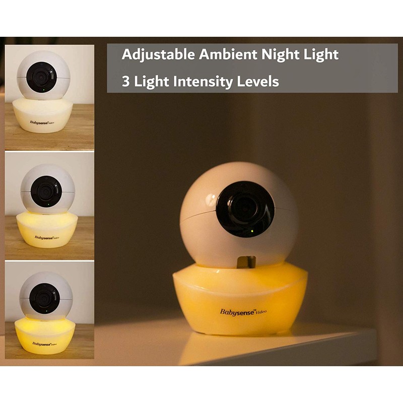 Babysense Additional Camera for Baby Video Monitor V43, Remote Pan