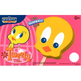 Blue Bunny Tweety Bird Ice Cream (Blue Bunny) Ice Cream Truck Sticker 8"x 5"