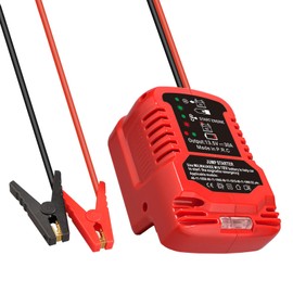 Portable Car Jump Starter Suitable for Milwaukee M 18 18V Batteries, Automotive Booster Cable Battery Adapter with 12V Car Jumper Clampes, Use Under 3.5 Liters (Not Included Battery)