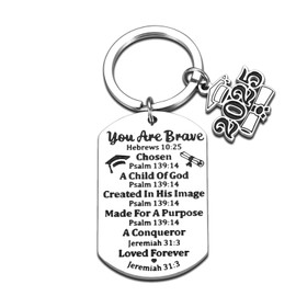 Senior Night Gifts, Senior 2025, Class of 2025, Graduation Gifts for Her Him, Gifts for College Girls, 5th 8th Grade Graduation Gifts, Graduation Gifts, 2025 Senior Stuff,Christian Graduation Keychain
