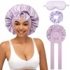 WELROG Silk Hood for Sleeping for Women - Satin Hair