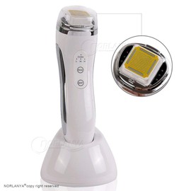 NORLANYA Mini dispositivo antienvejecimiento de matriz de puntos SkinLift, máquina de elevación facial de reducción de arrugas (cabeza de platino, cabeza dorada, muelle de carga)