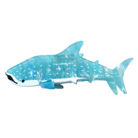 Cyan Blue Whale Shark Hair Clip,Acetate Hair Clip,Small Claw Clip for Women, 1 Count (Pack of 1)