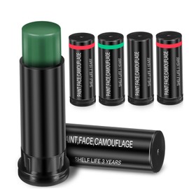 Mikinona 6 Pack Eye Black Sticks Sports Camouflage Makeup for Football Baseball Soccer Eye Sticks for Boys and Girls Adults Easy to Use