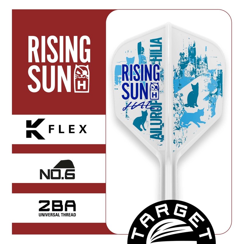 Target Japan Rising Sun K Flex Dart Flights and Shaft