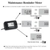 Jayron JR-HM019R Digital LCD Waterproof Gasoline Engine Hour Meter Tachometer