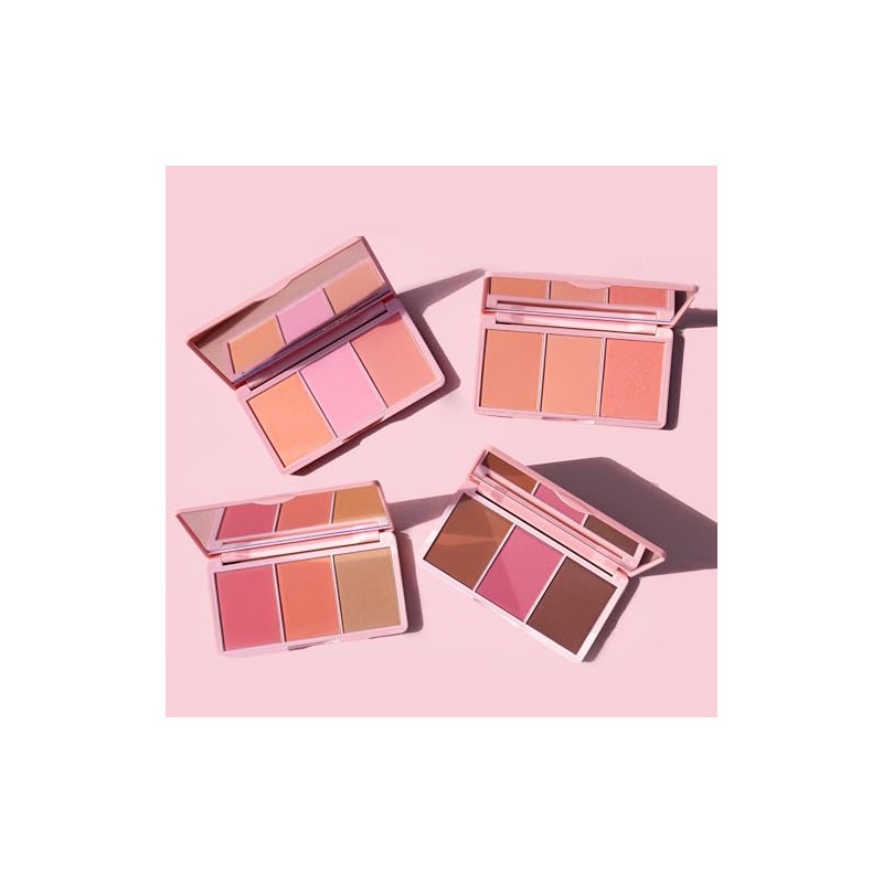 Kimchi Chic, Paleta de Rubores, Cheeky 3Some Blush - Bonita