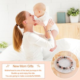 GBTBYS New Mom Gifts Bracelet, First Time Mom Gifts, Mommy Mother Mom to Be Gifts for 1st Time Mom Present Bracelet Pregnancy After Birth Birthday Jewelry Mothers Day