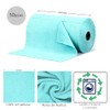 TOAO Rollo de Toallas de Microfibra, 50 Paños Reutilizables de