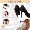 8 Pairs High Heel Protectors, Non-Slip Anti-Noise Heel Cap for