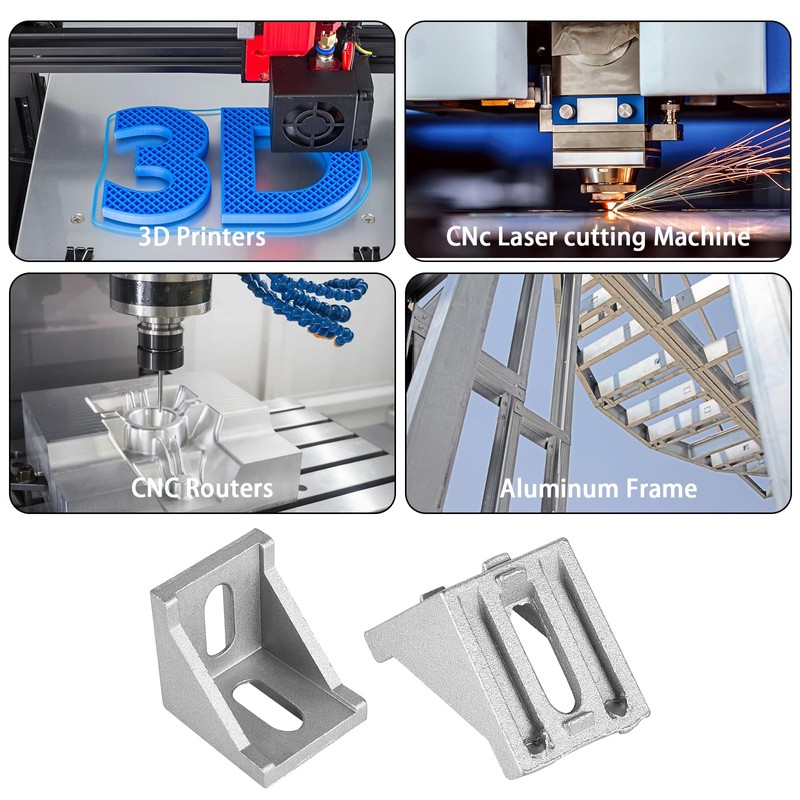 Aluminium Profile Angle Mounting Material, 30 x 30 Mounting Material