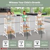 COSYLAND Toddler Standing Tower - Adjustable Height Toddler Kitchen Stool