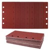 40 pieces 93 x 185 mm sandpaper set, 60 80