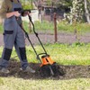 VEVOR 10 Amp Electric Tiller, 14" Tilling Width 3.94" Tilling
