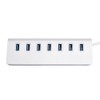 USB 3.0 Splitter Aluminum Alloy Hub 7-in-1 Docking Station for