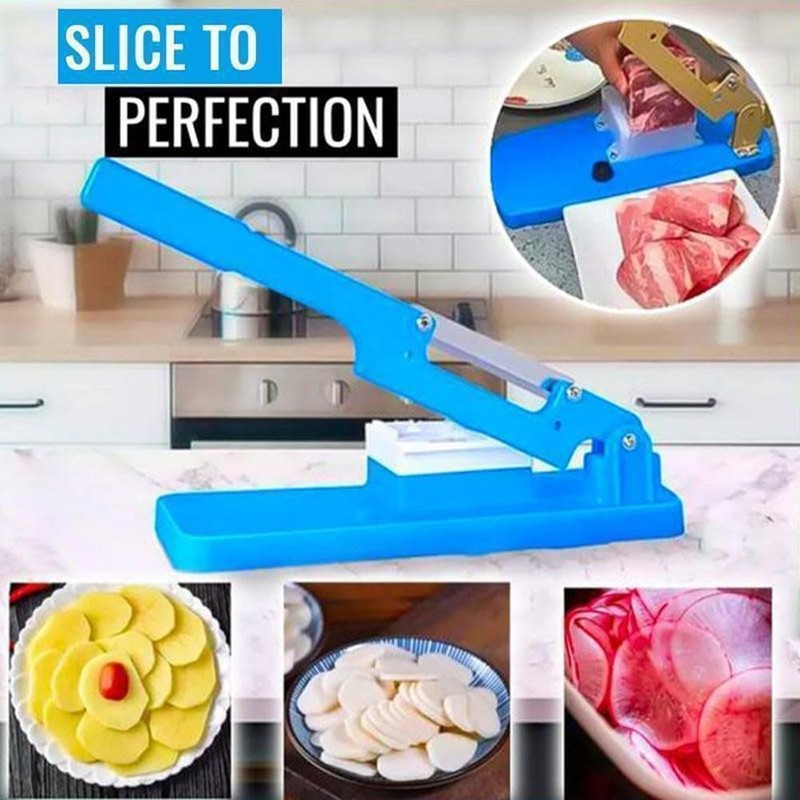 Manual Meat Slicer, Fruit and Vegetable Slicer, Multifunctional Table Cutter,