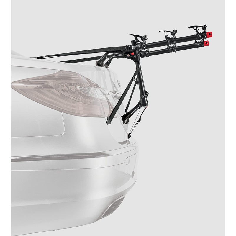 Allen Sports Deluxe+ 3-Bike Trunk Mounted Carrier, Model QS3