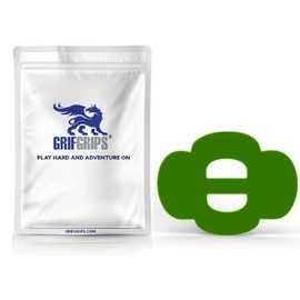 GrifGrips CGM Covers Adhesive Patches - Omnistrap Wrap Sports Grip CGM Overpatch Sensor Cover Waterproof Adhesive Tape CGM Patch for Omipod - Pre-Cut Design Pack of 15 (Green)