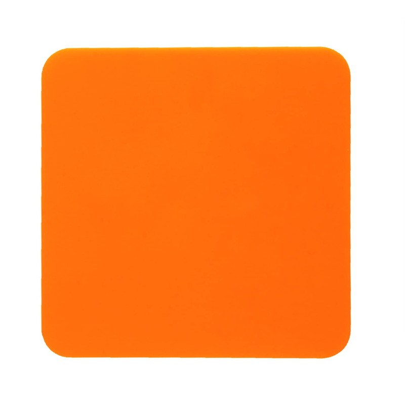 Mini Skater 3pcs Bar Coasters 10x10x0.2CM Square Silicone Coasters for