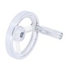 3 Spoke Hand Wheel with Revolving Handle Cast Iron Round