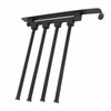 RV Clothes Drying Rack Aluminum Multifunctional Drilling Free Wind Proof