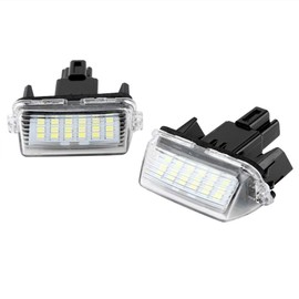 License Plate Light, 2pcs 18 LED Beads LED Light Car License Lamp Fit for Toyota Camry 2012-2016