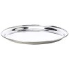 Genware NEV-52039 Tray, Stainless Steel, 12" Round, 300 mm