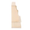 Dollhouse Bookshelf 1:12 Wooden Miniature Decoration Rugged Dollhouse Bookcase for