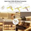 COB LED Strip Light Warm White 3000K, 32.8ft Dimmable Bright