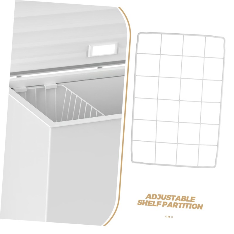 Alipis Freezer Partition Grid Fridge Compartment Divider Refrigerator Shelves Freezer