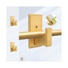 TKZTKZ No Drilling Curtain Rod Brackets:Self Adhesive Curtain Rod Holders