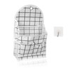 FuninCrea Wall Hanging Storage Bag, 3-Layer Hanging Pocket with Non-marking