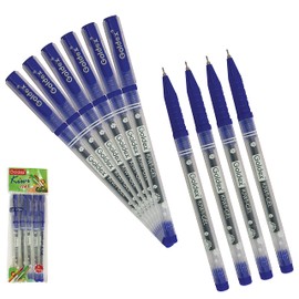 Goldex Kiwi BLUE 10 x 0.7mm Tip Soft Gel Pens Smooth Flow Ink Superior Writing