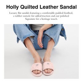 Coach Women's Holly Sandal Platform, Charcoal/Black, 8.5