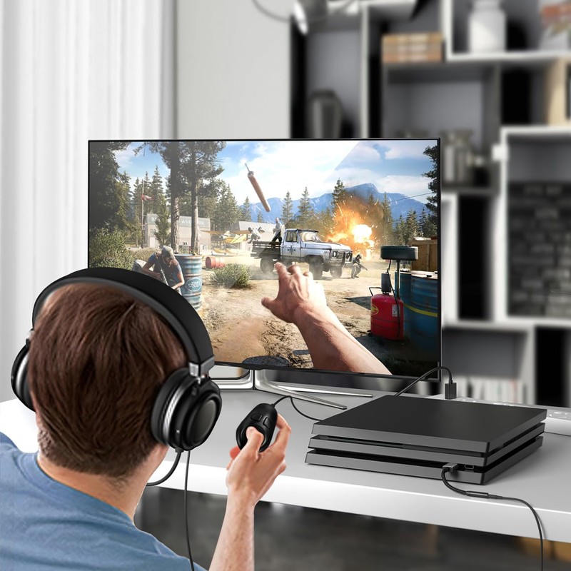 Gadpiparty Portable Handheld 4D Wired Mini Trackball Mouse Ergonomic Design