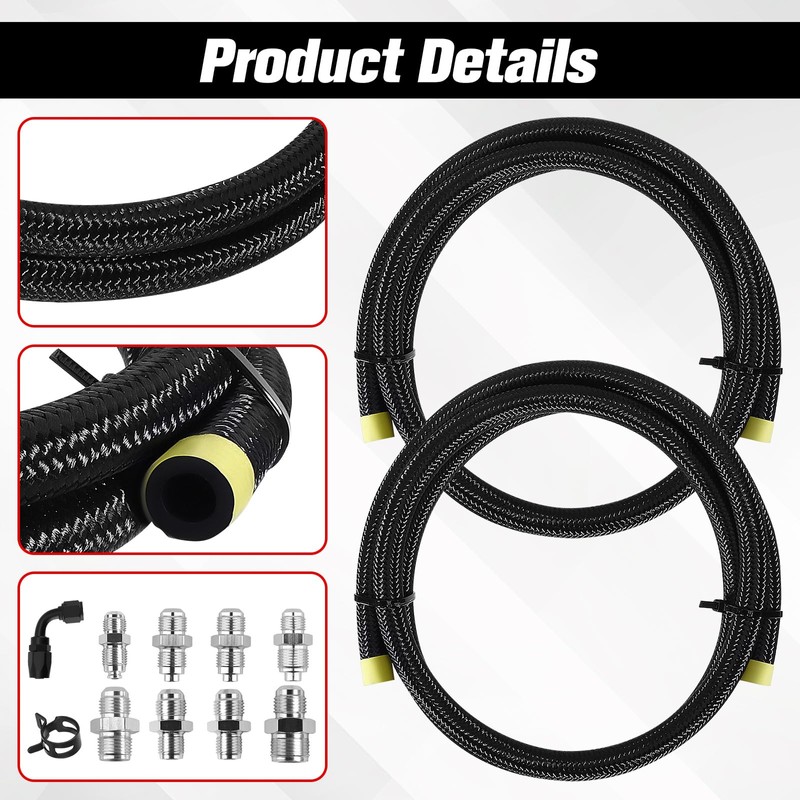 Universal Power Steering Pump Hose Kit 551082, Return to Reservoir