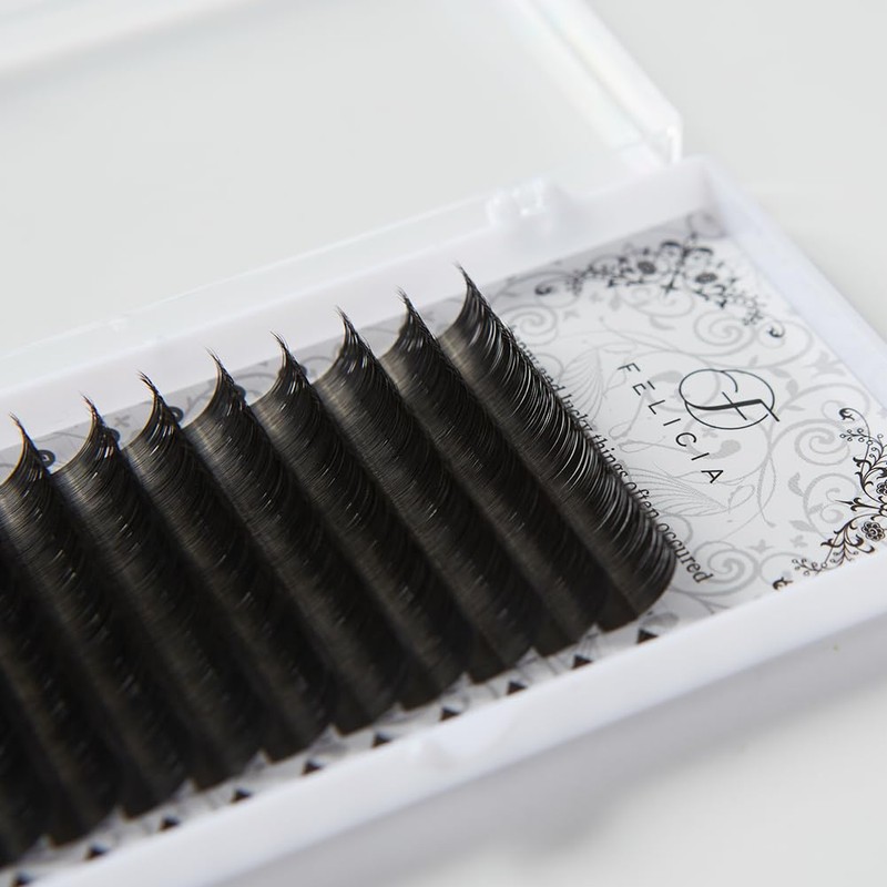 FELICIA Flat Lash, Matte Eyelash Extension, Ultra Soft, Single, Matsuec