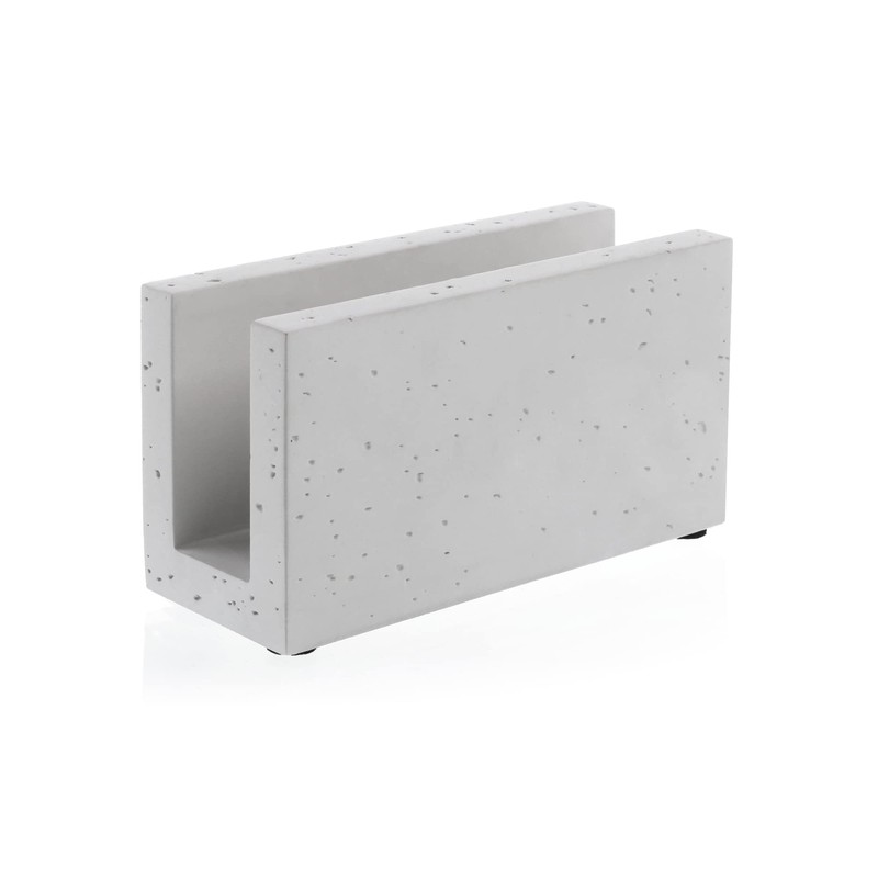 Concrette Loft Napkin Holder for Tabletop Handmade from Architectural Concrete