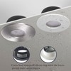 Sweier Waterproof Downlight GU10 White, Bathroom Spotlights IP65, Bulb not