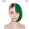 AYNKH 12 Inches Green Wig,Short Straight Bob, Bangs Wigs, Breathable