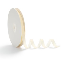 AOKSUNOVA Velvet Ribbon Beige Cream 1 cm Gift Ribbon Velvet Ribbon Velvet Ribbon Gift Ribbons Velvet Ribbons 9 m