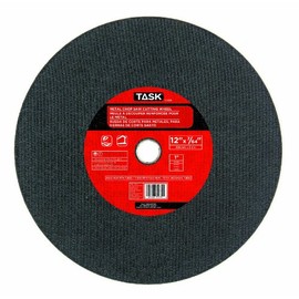 Task Tools 31232B 12-Inch by 7/64-Inch Metal Chop Saw Cutting Wheel, 1-Inch Arbor