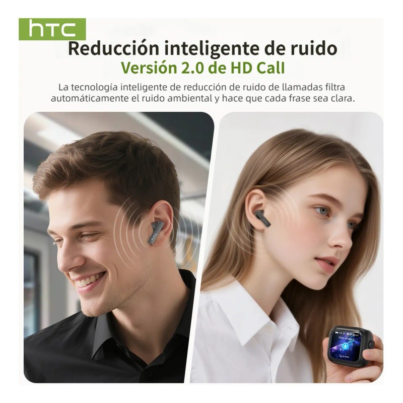 Audifonos In-ear Inalmbricos Htc Ne40 Ai Audifonos Traductores Con Smart