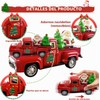 Adorno Coche Antiguo Decorado para Navidad, Decoraciones Navideñas Casa