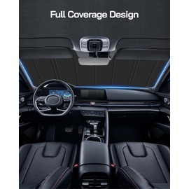 Pigenius Windshield Sun Shade for 2022-2025 Jeep Grand Cherokee Jeep Grand Cherokee. Full Front Window Sunshade Coverage