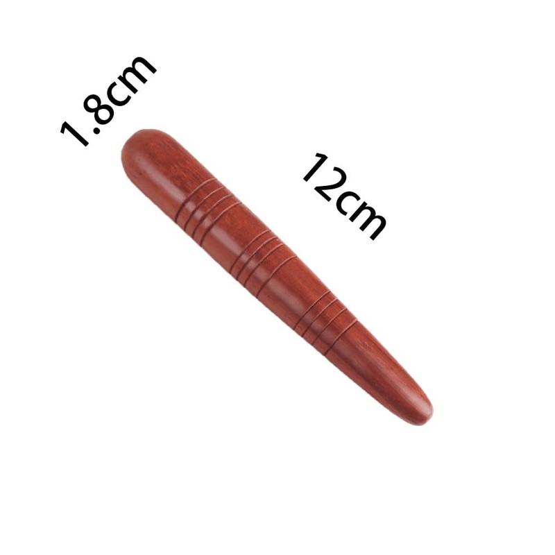 Massage Stick 2 Piece Set, Acupuncture Pressure Pressure Stick, Natural