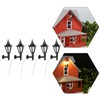 Evemodel LBD01 5pcs Model Railway 1:25 Outdoor Lamp Lattern Wall