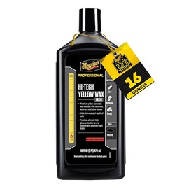 Meguiar's M2616 - Cera Amarilla de Alta tecnología - Contenedor de 16 onzas